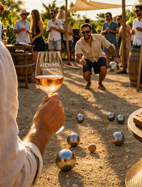 Pétanque, vin et dolce vita